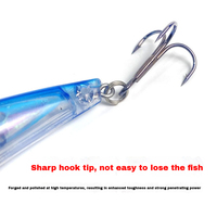 Vente en gros transfrontalière de leurres de pêche bioniques 5g/13.4g, leurres artificiels flottants en plastique ABS rigide avec feuille holographique, type Minnow