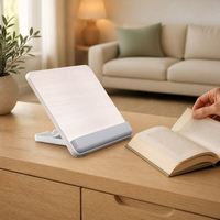 Support de lecture portable professionnel P29 conçu pour l'apprentissage quotidien, avec bords arrondis, support de tablette en bois pour bureau, fabriqué en usine.
