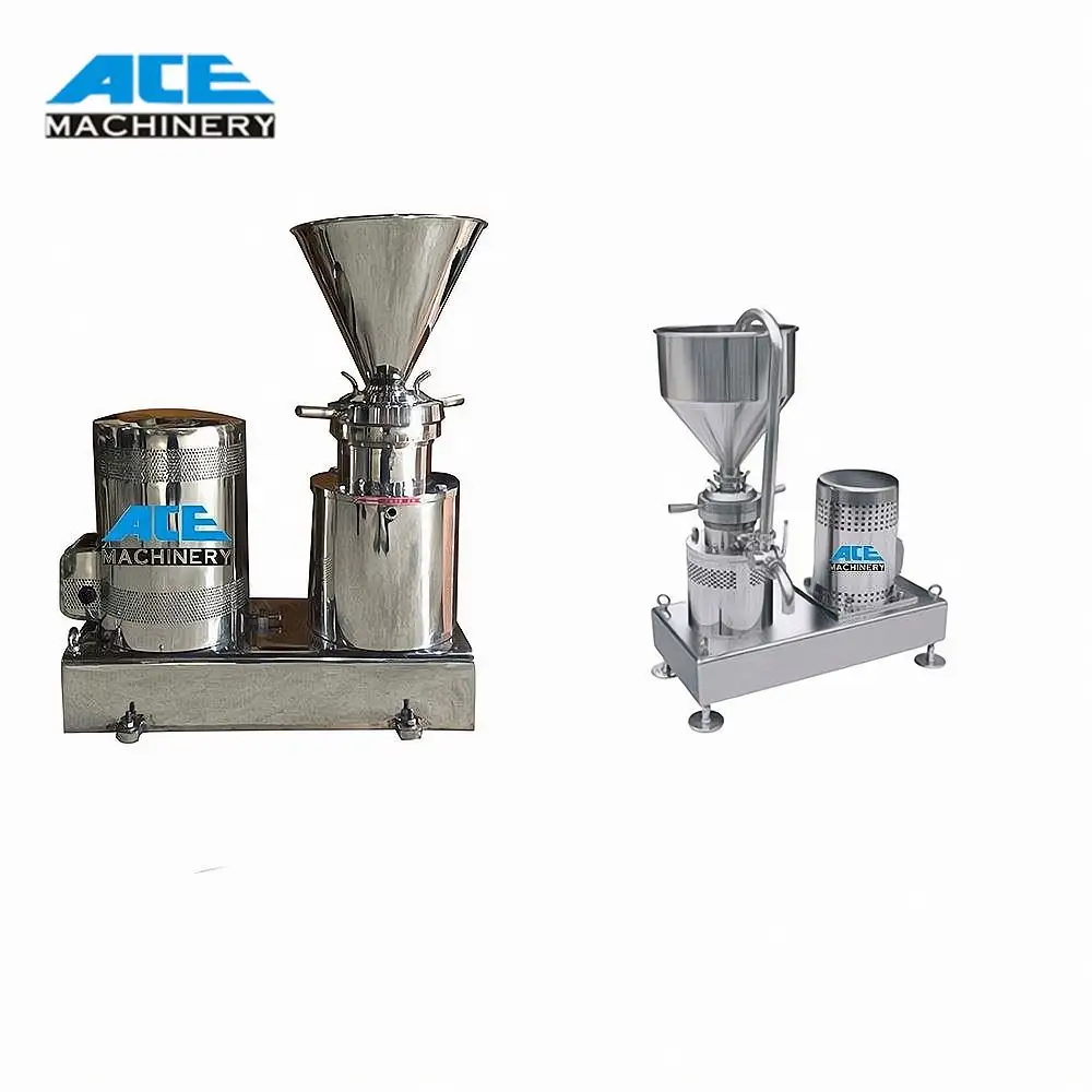 Automation Food Grade Molino Coloidal Acero Homogenizer Chilli Colloid Mill Grinder Ginger Paste Machine