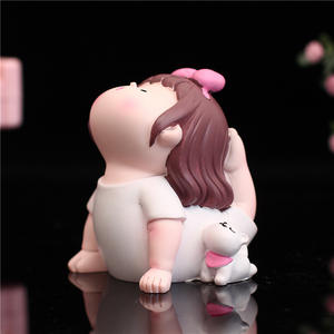 Ornements de bureau amusants et créatifs en forme de petite sœur sportive de <span class=keywords><strong>yoga</strong></span>, style dessin animé Moe, vente en gros - Product Image 4