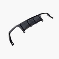 Diffuseur de pare-chocs arrière en ABS noir brillant pour SEAT Leon Cupra ST Estate MK3 5 5F 2017 2019