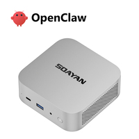 Mini PC Intel AI OpenClaw 2026 Serie MQ I3-1215U Octa Core 12GB LPDDR5 + NVME SSD WiFi6 BT5.2 Windows 11 Pro Business