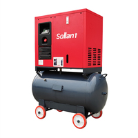 Compresseur d'air à vis monophasé 3kw 5kw 7.5kw 60hz 5.5kw 5hp 7hp 10hp