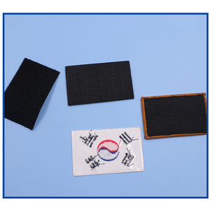 Écussons brodés personnalisés avec logo, drapeau national, 8*5cm, à coller au fer, en vrac - Product Image 3