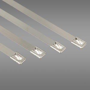 Bridas para cables de acero inoxidable de alta resistencia Tipo de bloqueo de bola sin revestimiento 4,6*150mm - Product Image 3