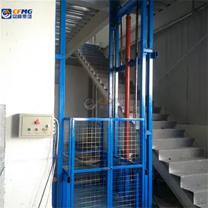 Disesuaikan 3T-10T Hydraulic Warehouse Cargo Lift Dinding Mounted Cargo Lift Lift