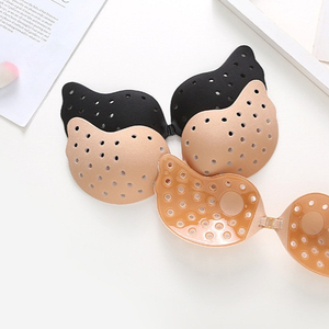 Tái Sử Dụng Xoài Thoáng Khí Sexy Lady Mềm Núm Vú Tay Áo Ngực Sticker Gothic Đồ Lót Vô Hình - Product Image 1