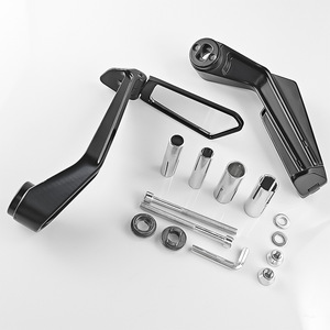 Espejo Retrovisor Qiangye con Protectores de Manos Negros para Motocicleta y Vehículo Eléctrico - Product Image 3