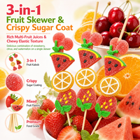 Sucette en forme de gourde à saveur de fruits, enrobée de décoration, pour le Nouvel An, collation pour enfants, sucrée, 35g, emballage en vrac