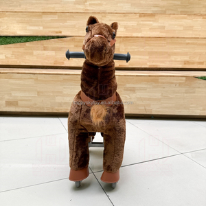 男女通用CE/AZO/RoSH标准独角兽摇马毛绒儿童机械骑行玩具商场步行批发动物骑行玩具 - Product Image 5