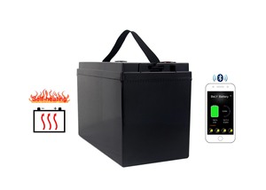 可充电自热12V 150AH锂离子电池，带蓝牙，用于RV，电机家庭，船用，船 - Product Image 5