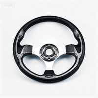 Volant de course universel pour voiturette de golf, en aluminium et PU, pour drift sportif