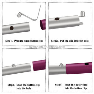 65Mn Steel Metal V Shape <strong>Spring</strong> Clip <strong>Detent</strong> Pin Tube Locking Pin - Product Image 5