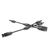 Connecteur solaire en Y à 2 voies, cuivre étamé, 1500A/1500V, contact PPO/PPE, fournisseur chinois
