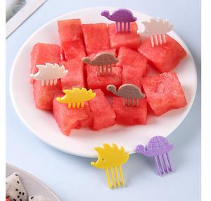 Fourchettes à fruits hérisson pour la maison et l'école Accessoires de boîte à lunch pour enfants Fourchettes à nourriture pour animaux mignons - Product Image 3