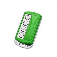 Télécommande universelle à coque de couleur personnalisée, 433 MHz, 4 canaux, sans fil, pour ouvre-porte coulissant automatique