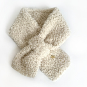 Sciarpa Corta Invernale Calda e Lussuosa in Pile di Poliestere Spesso con Nuovo Design Coreano Tie-Dye - Product Image 4