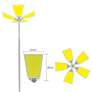 180W 11766lm COB LED làm việc Đèn Cắm Trại Đèn xách tay ánh sáng 5m kim loại Telescopic Rod đứng điều khiển từ xa COB ánh sáng cho ngoài trời - Product Image 5