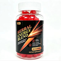 Gummies Énergisantes Antioxydantes Sans Gluten pour Hommes OEM ODM – Complément Herbal Naturel pour la Vitalité et le Soutien des Performances