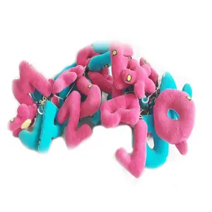 Wholesale custom soft plush alphabet letter toys plush letter cute plush letter toy