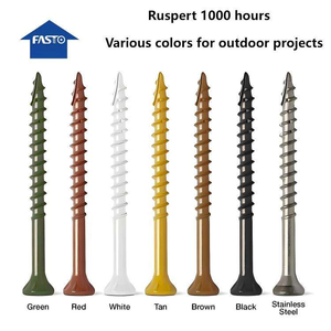 Trim/düz kafa paslanmaz çelik vidalar 304/316 kendinden dokunarak vidalar #17 nokta kare/Torx sürücü - Product Image 2