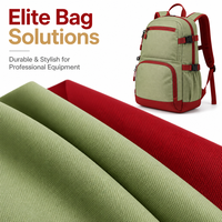 Tissu Ripstop 210Dx840D imperméable et résistant à l'abrasion, jacquard torsadé, 100% polyester, pour sacs à dos, tentes de camping et chaussures