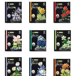 Bloques de Construcción de Flores, Regalo para el Día de San Valentín, Ramo de Flores Eternas, Regalo para Adultos y Niños, Juego de Bloques de Construcción Educativos - Product Image 4