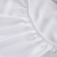 Ensemble de draps de lit 4 pièces en microfibre brossée de luxe avec poches profondes pour hôtel