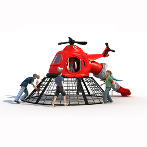 MT-ZFJ003 trẻ em ngoài trời Máy bay trực thăng leo khung và trượt - Product Image 1