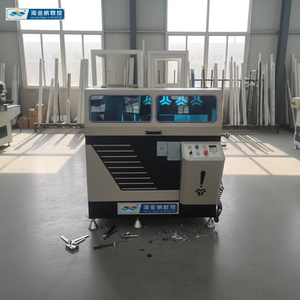 Machine à découper les coins de portes et fenêtres en aluminium Hisena avec composants de moteur à roulement 2,2 kW 380 V, facile à utiliser - Product Image 3