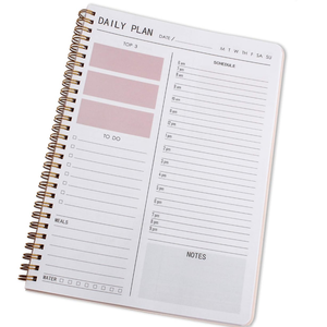 Myway 2026 Daily <strong>Planner</strong> <strong>Hourly</strong> Schedules Appointment <strong>Planner</strong> Undated with To-Do List, Meals, Notes 10"X7.3", Flexible Cover - Product Image 2