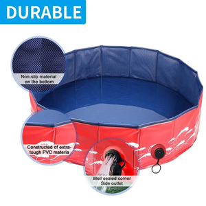 Baignoire pour animaux de compagnie, <span class=keywords><strong>piscine</strong></span> gonflable pour chiens en plein air <span class=keywords><strong>piscine</strong></span> pour animaux de compagnie sac en plastique portable thermoscellage <span class=keywords><strong>membrane</strong></span> ronde 3d de <span class=keywords><strong>piscine</strong></span> OEM - Product Image 3