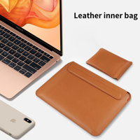 Étui pour ordinateur portable en cuir PU souple et mince de haute qualité pour ordinateur portable MacBook Air 13 pouces MacBook Pro 14 pouces