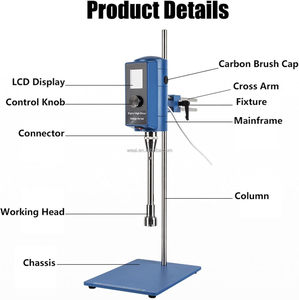 IKEME cao cắt trộn phòng thí nghiệm <span class=keywords><strong>homogenizer</strong></span> cao đồng nhất cắt <span class=keywords><strong>Emulsifier</strong></span> Kem Mỹ phẩm trộn <span class=keywords><strong>homogenizer</strong></span> nhũ hóa máy - Product Image 2