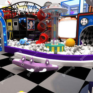 Tùy Chỉnh Lớn Bóng Hồ Bơi & Trampoline Công Viên Nhà Máy Thiết Kế Trong Nhà Sân Chơi Nghịch Ngợm Lâu Đài Cho Trẻ Em Phim Hoạt Hình Vũ Trụ Phong Cách - Product Image 4