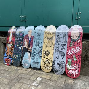 Baker Skateboard Decks table 100% Canadá América del Norte Arce 7 capas prensado en frío doble balancín 7,75 8,0 8,25 8,5 pulgadas tamaño - Product Image 5