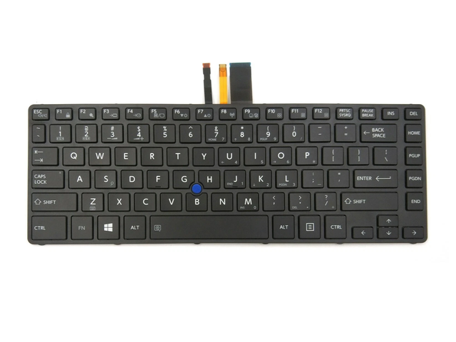 Replacement New Laptop Keyboard for Tecra A40-C A40-C1430 A40-C1440 A40-C1443 US Notebook Keyboard Without Backlit&Pointing