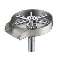 Lave-tasses automatique en acier inoxydable 304, finition nickel brossé, lave-bouteilles, accessoires de bar, buse haute pression, design moderne