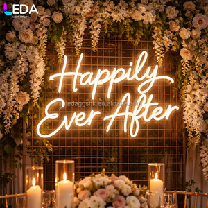 ป้ายไฟนีออน LEDA คุณภาพสูงสำหรับงานวันเกิด ตัวอักษรอะคริลิค ไฟนีออน LED สุขสันต์วันเกิด สำหรับงานแต่งงานและงานอีเว้นท์ - Product Image 3