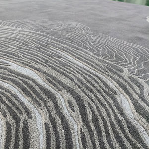 <span class=keywords><strong>Tapis</strong></span> <span class=keywords><strong>de</strong></span> salon moderne et minimaliste à rayures, antidérapant, résistant à l'usure, en laine et soie, fabriqué à la machine, personnalisable, vente chaude - Product Image 4