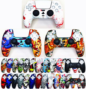 SYYTECH Housse de protection en silicone antidérapante à transfert d'eau pour manette PS5 <span class=keywords><strong>Playstation</strong></span> <span class=keywords><strong>5</strong></span> Accessoires - Product Image 2
