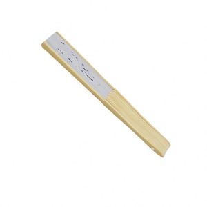 พัดกระดาษพิมพ์ลายคุณภาพสูงแบบกำหนดเอง พร้อมโครงไม้ไผ่ - Product Image 3