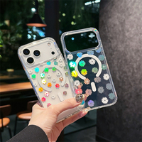 Convient pour IPhone17 Laser Color Changing Phone case N52 Strong Magnetic Attraction 16 Promax15