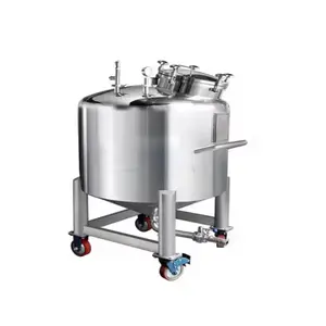 Factory Direct Sale Customized Sanitary Stainless Steel Agitator Milk Yogurt Wine Beer Fermentation And Other Liquid Tank