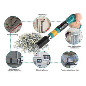 Pistola de Clavos Neumática Portátil Mini, Taladro Atornillador Eléctrico y Grapadora Neumática para Paneles de Yeso, Silenciosa, para Techos, con Bajo Nivel de Ruido - Product Image 3