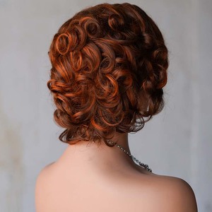 Perruque Lace Front 10A en cheveux vietnamiens pour coupes, 100% dentelle française vierge, base sans colle, longueur étirée 12 pouces, <span class=keywords><strong>couleur</strong></span> P4/350 - Product Image 2