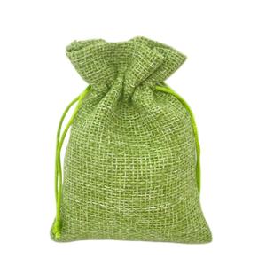 Sac d'emballage textile pour bijoux, bracelet à cordon de serrage, couleur unie, cadeau - Product Image 6