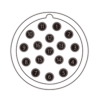 Marvtech M12 D code femelle connecteur de prise à angle droit à montage arrière avec blindage et angle IP67