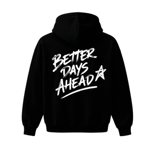 Novedad: Sudaderas con Capucha Oversize de Forro Polar con Estampado Digital, Color Negro, Tallas Personalizadas, Estilo Casual Urbano - Product Image 2