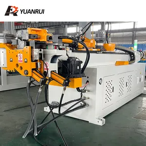 DW-50CNC स्टेनलेस स्टील स्वचालित सीएनसी पाइप ट्यूब झुकने वाली मशीन नई स्थिति कार्बन मेटल बेंडर हाइड्रोलिक पावर एल्यूमिनियम